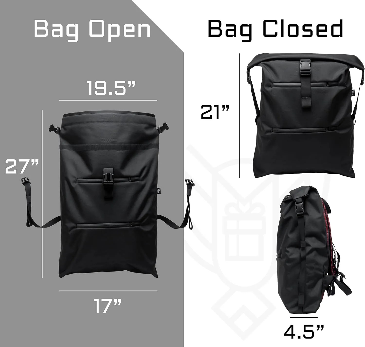 ~ AQUA RT ~ Large Water-Proof Faraday Backpack for Laptops, Tablets, and Mid-Size Electronics ~ Tracking/Hacking Defense ~ Stone