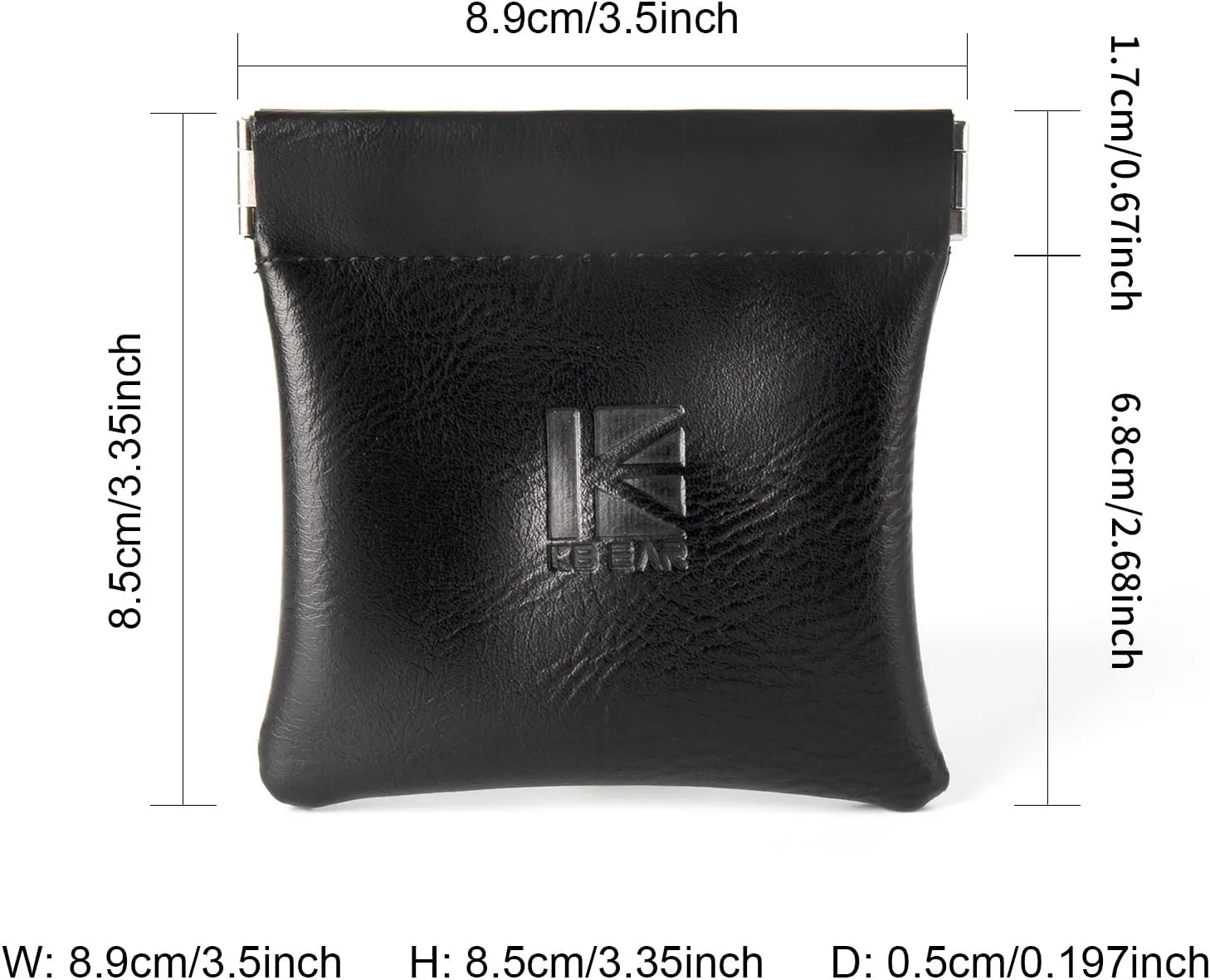 1 Pack Earphone Storage Case Bag for IEM,in Ears,Earbuds,Portable Carrying Storage Case,Travel Bag Leather Jewelry Pouch, Kbear BP01 Suitable for KZ ZS10/ZS10 Pro/ZST/ZS10 PRO X/AS10/AS16,