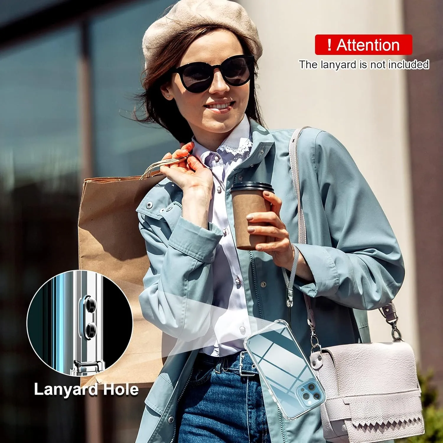5 in 1 Clear Case for iPhone 13, with 2 Pack 9H Hardness HD Tempered Glass Screen Protector   2 Pack Camera Lens Protector, Crystal Phone Case & Non-Yellowing for iPhone 13 6.1"