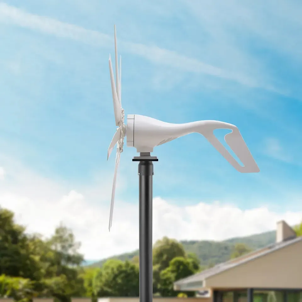 8 Blades Wind Turbine Generator  Eco-Friendly Power for Homes