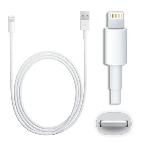 8 Pin to USB Charge & Data Sync Cables for iPhone (White)