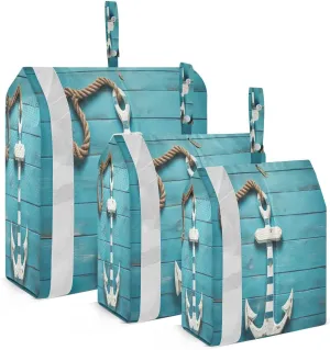 Anchor Wood Compression Packing Cubes Large Travel Packing Cubes Luggage Organizers for Suitcases Travel Bag for Travel Accessories
