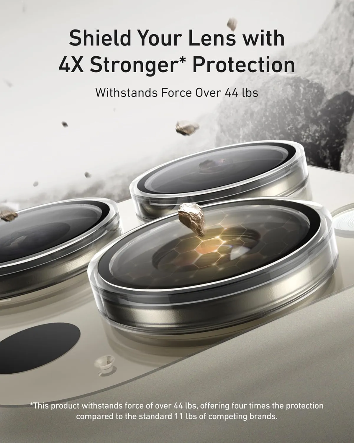 Anker HD Screen and Lens Protectors for iPhone 16 Pro (2-Pack), 6.3-Inch Ultra-Thin, Durable, and Clear Tempered Glass, Fast and Easy Installation, Scratch and Impact Resistant, 12-Month Warranty