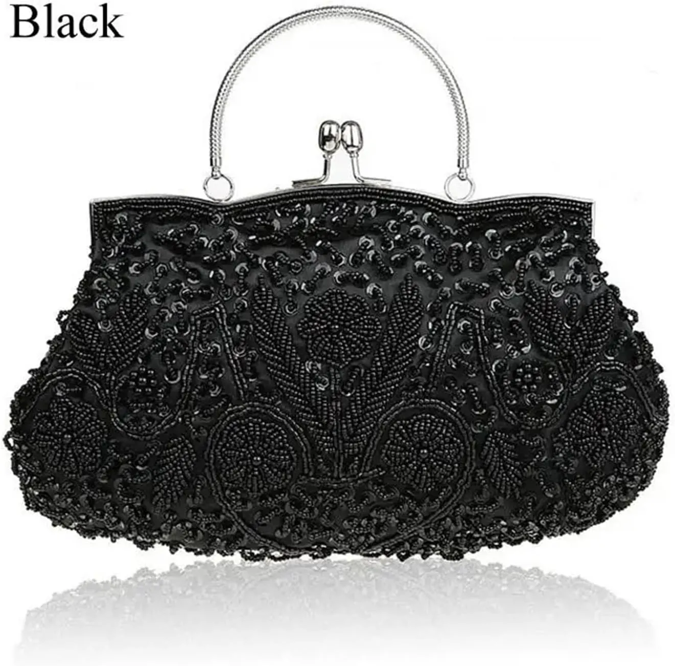 Beaded Evening Bag Women Clutch Bags Beads Evening Exquisite Ladies Beaded Embroidered Wedding Party Bridal Handbag