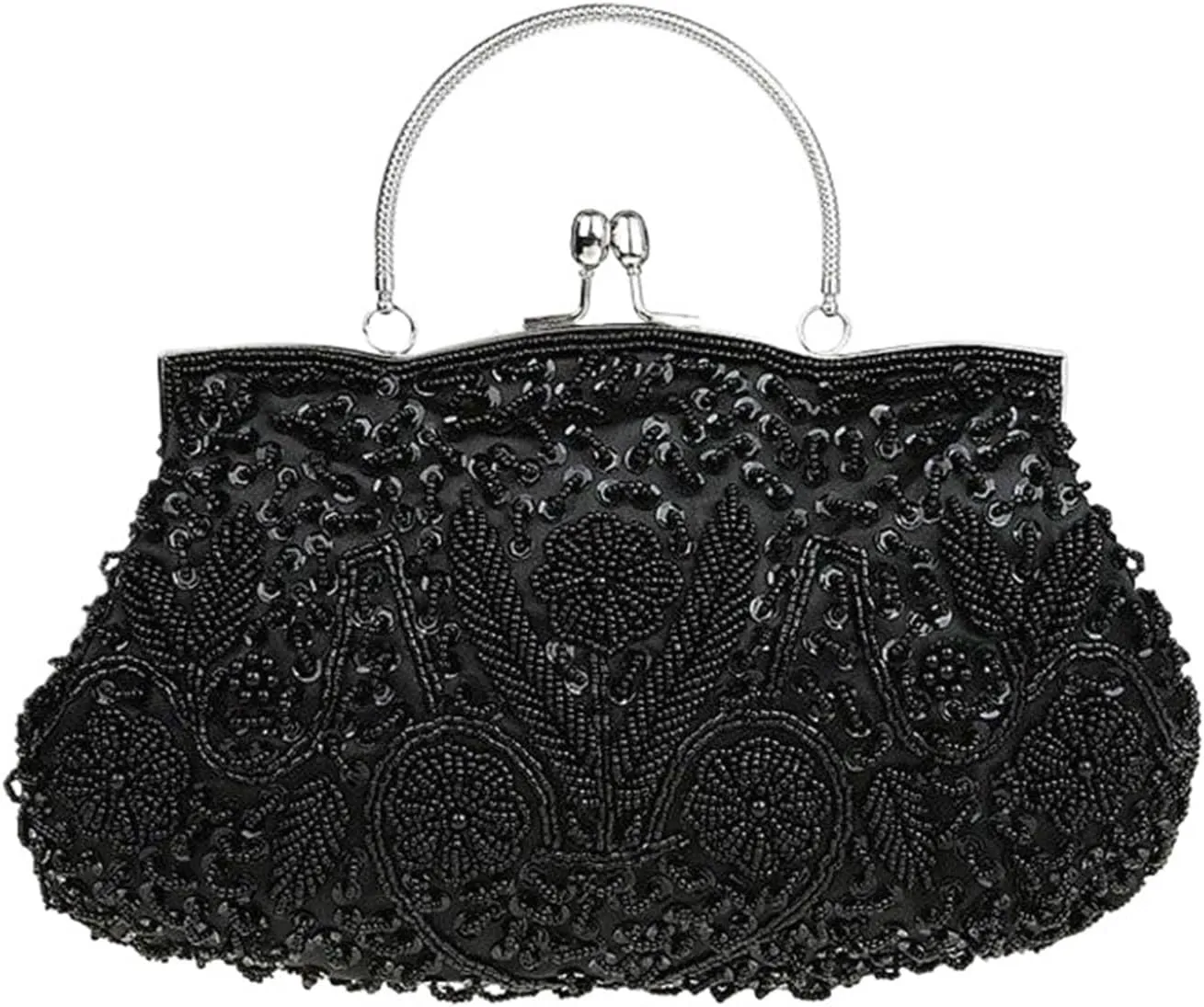 Beaded Evening Bag Women Clutch Bags Beads Evening Exquisite Ladies Beaded Embroidered Wedding Party Bridal Handbag