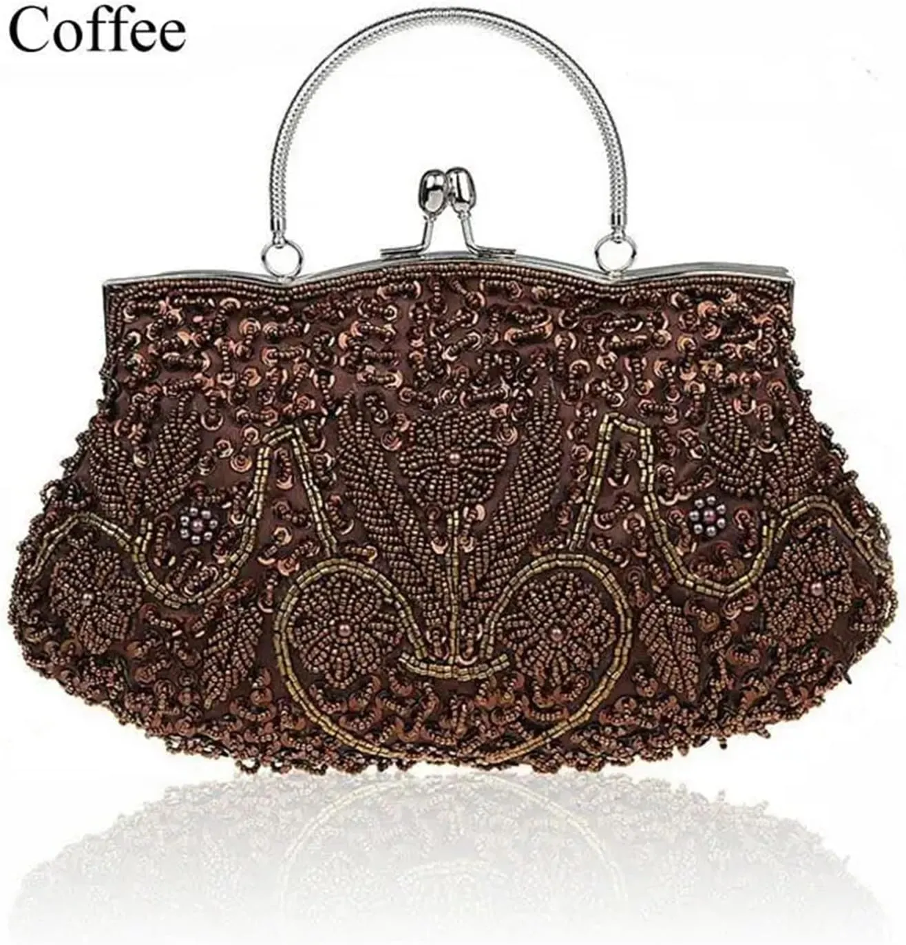 Beaded Evening Bag Women Clutch Bags Beads Evening Exquisite Ladies Beaded Embroidered Wedding Party Bridal Handbag