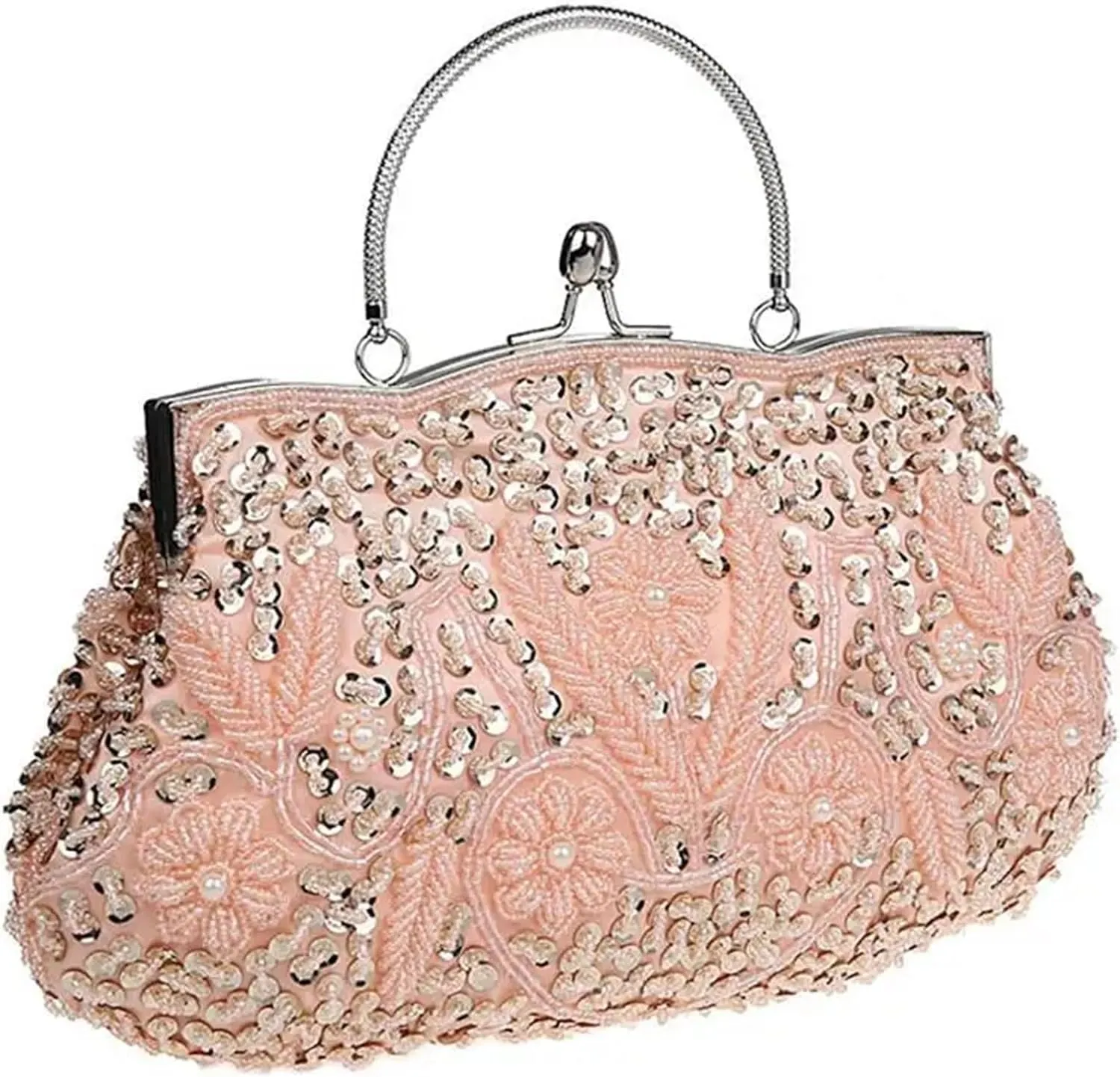 Beaded Evening Bag Women Clutch Bags Beads Evening Exquisite Ladies Beaded Embroidered Wedding Party Bridal Handbag