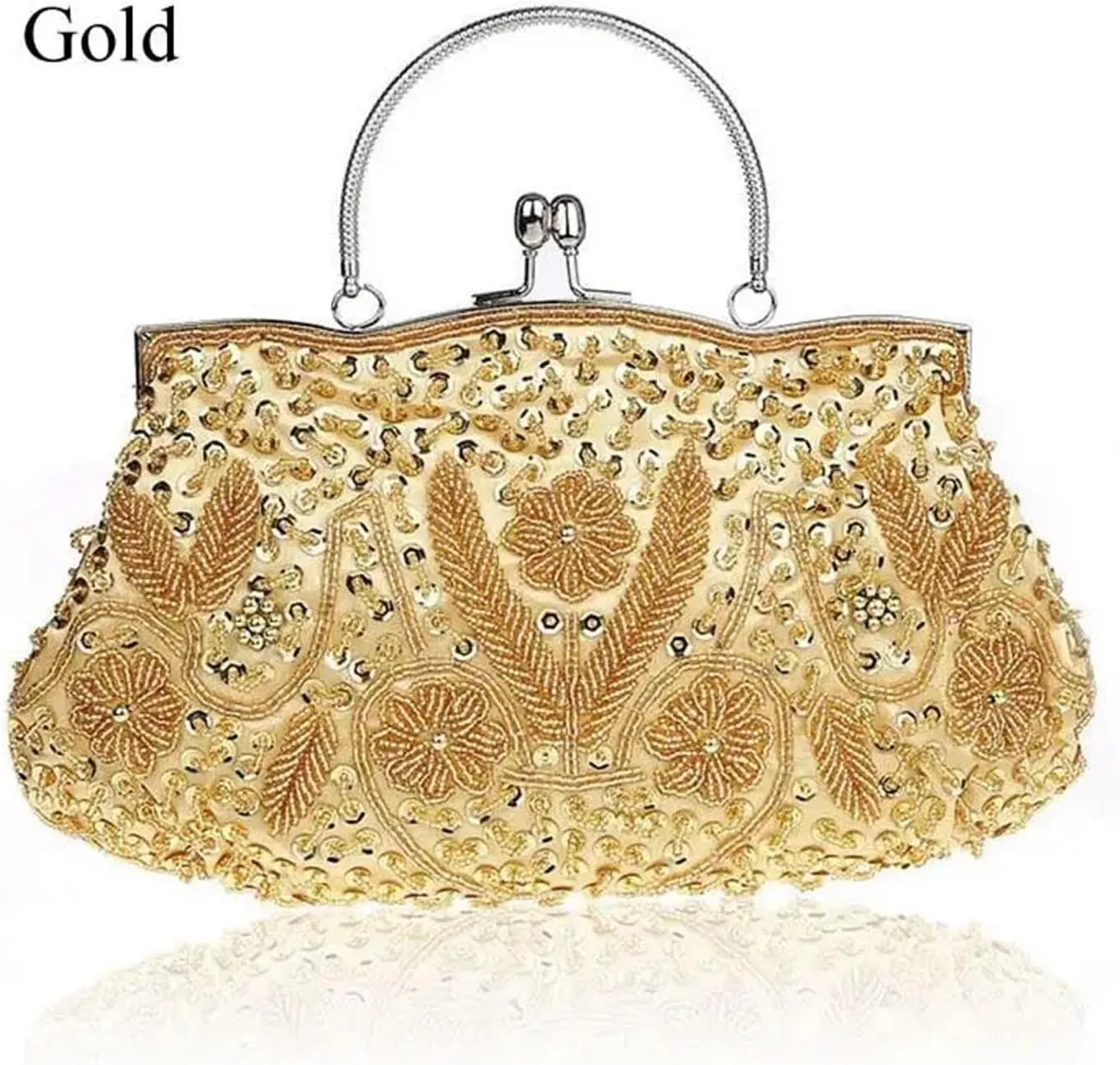 Beaded Evening Bag Women Clutch Bags Beads Evening Exquisite Ladies Beaded Embroidered Wedding Party Bridal Handbag
