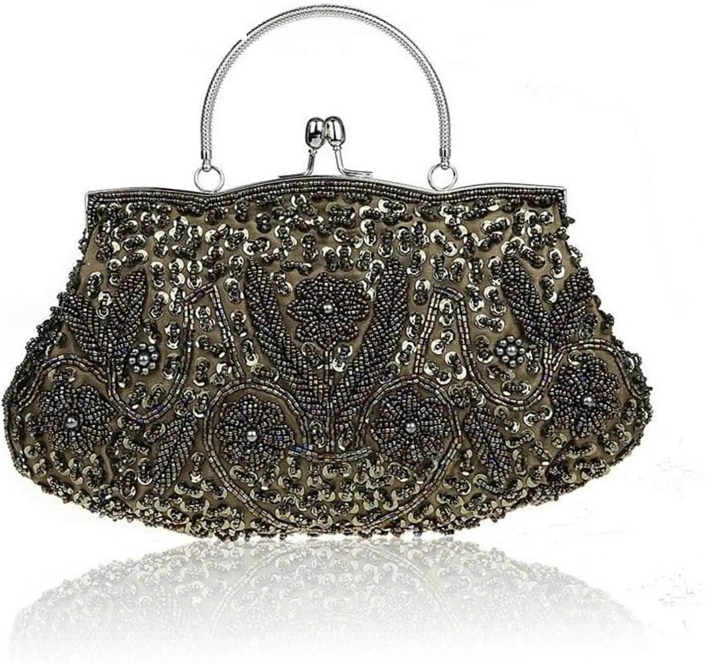 Beaded Evening Bag Women Clutch Bags Beads Evening Exquisite Ladies Beaded Embroidered Wedding Party Bridal Handbag