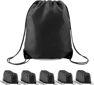 BeeGreen Drawstring Backpack Bags 20,30,50 Packs Reflective String Bags for Gym Sport Trip Cinch Sack DIY for Women Men