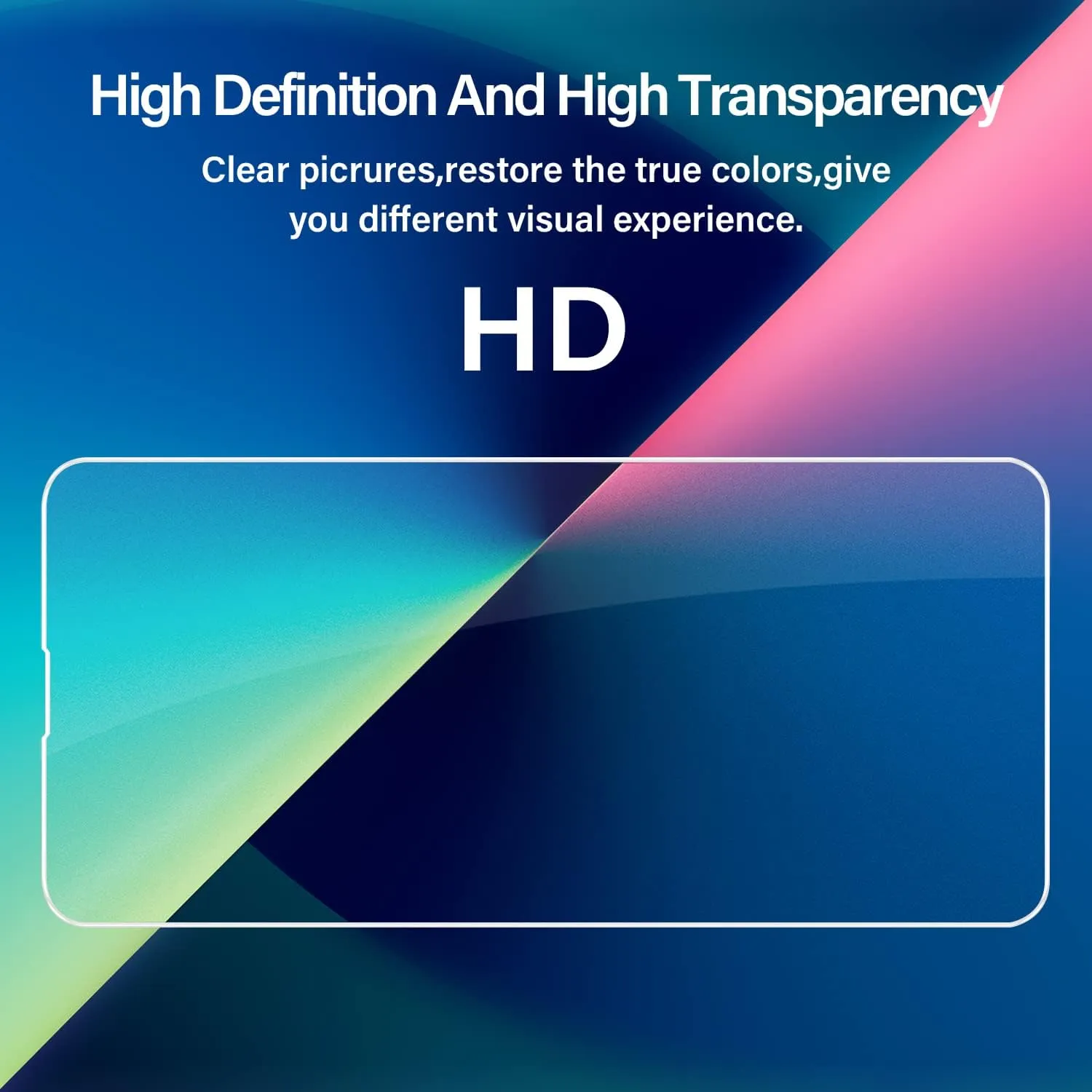 BIGFACE Compatible with iPhone 13 Mini Screen Protector   Camera Lens Protectors, [2   2 Pack] Premium HD Clear Tempered Glass, Anti-Bubble 3D Curved Accuracy Film for iPhone 13 Mini(5.4 Inch)
