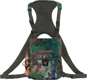 Binocular Harness Chest Pack with Rangefinder Pouch Rain Cover Bino Case for Hunting Hiking Shooting