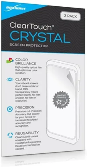 BoxWave Screen Protector Compatible with Venturer 2-in-1 Detachable Laptop (11.6 in) - ClearTouch Crystal (2-Pack), HD Film Skin - Shields from Scratches