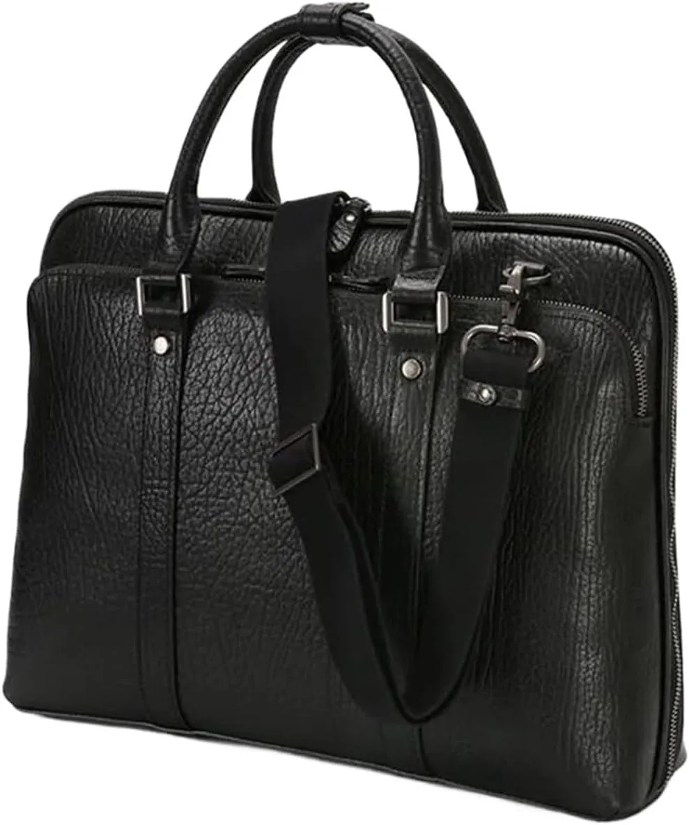 Business Men's Handbag Briefcase 15.6 Inch Shoulder Crossbody Bag Leather Men's Bags Computer Bag