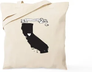 CafePress Sacramento Tote Bag Natural Canvas Tote Bag, Reusable Shopping Bag