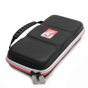 CASEMATIX Carrying Case Compatible with Nintendo Switch with 8 Game Slots, Non-Scratch Divider for Screen Protection, Accessory Storage and Comfortable Handle, Hard Shell Carrying Case for Travel
