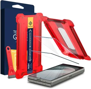 Caseology Snap Fit for Galaxy Z Fold 6 Screen Protector [2 Pack/Easy Installation Kit] Tempered Glass - Clear