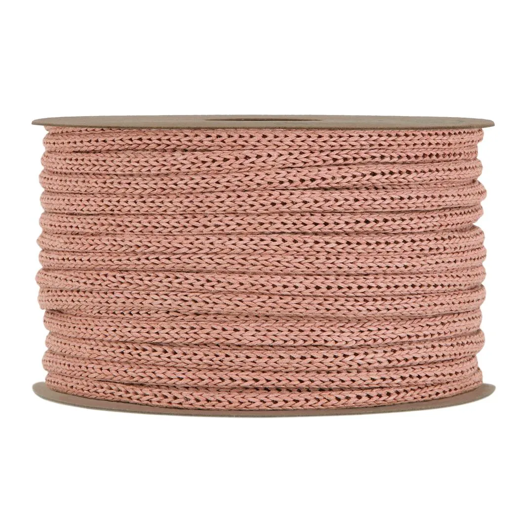 Corda in Cotone 4 mm  x 25 mt Rosa Scuro