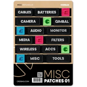 CRDBAG Misc 01 Embroidery Patches (18 Pack)