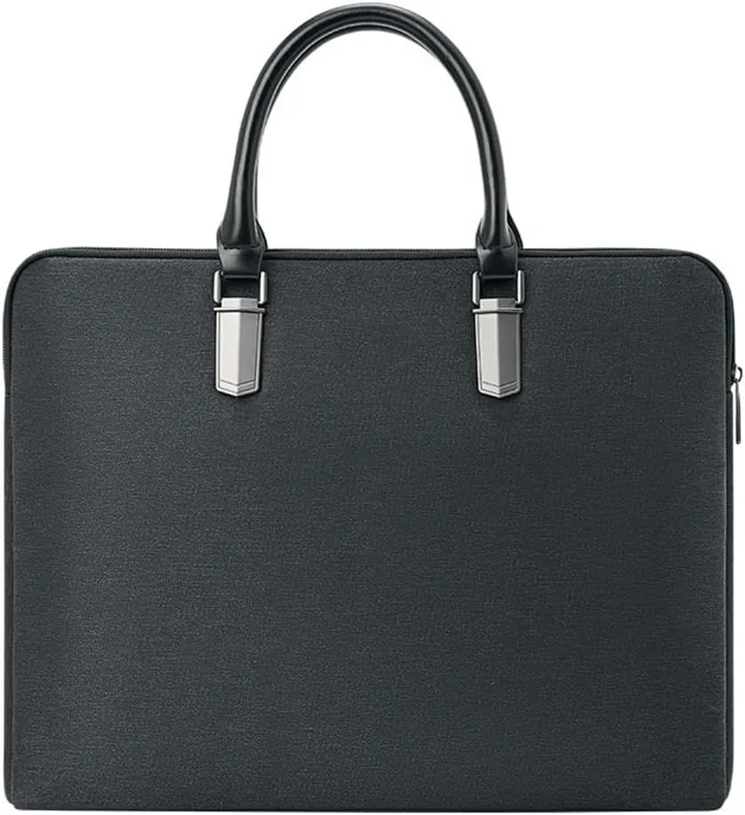CSCDD Business Briefcase Conference Information Bag For Men's Business Large Capacity Waterproof Information Bag