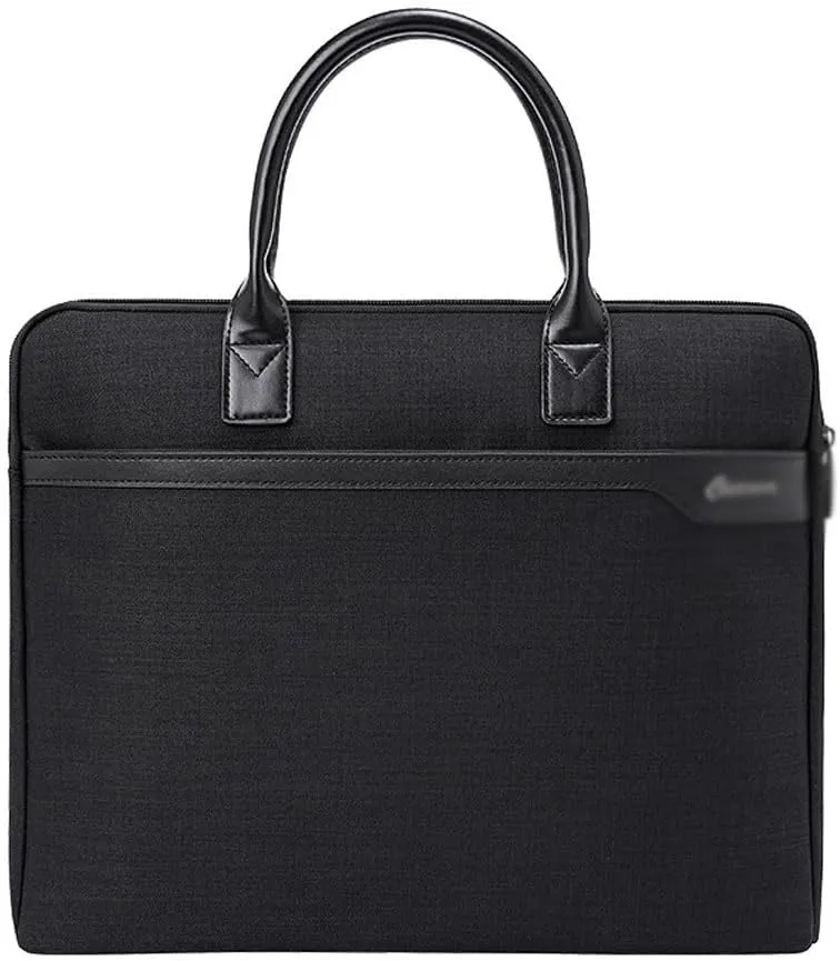 CSCDD Business Computer Bag Portable Meeting Document Bag Waterproof Large Capacity Briefcase for Men
