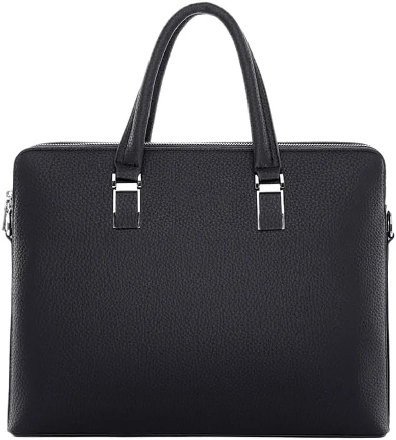 CSCDD Men's Handbag Is A Cross Leather Briefcase With Ones Shoulder
