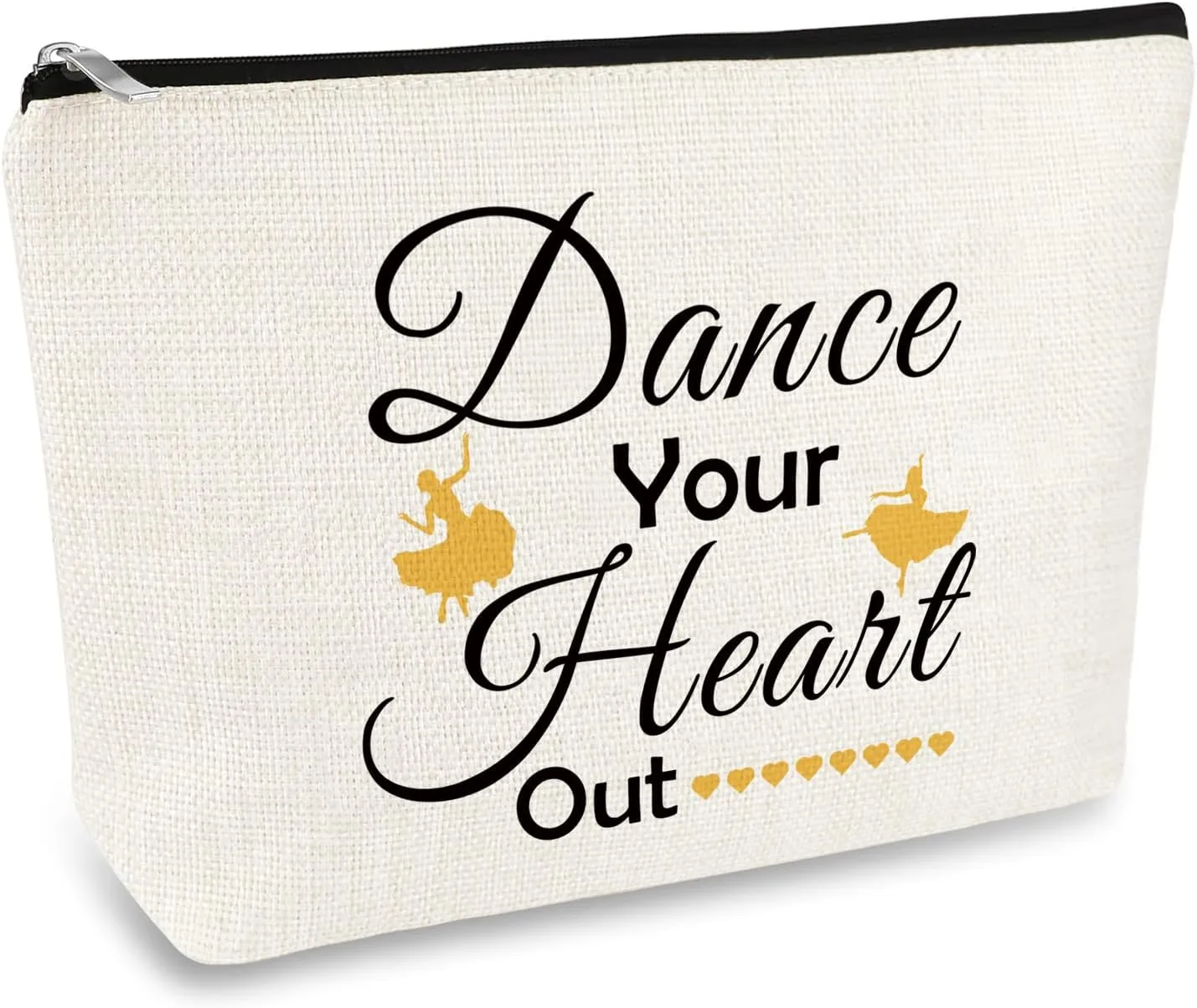 Dance Teacher Gifts Dancer Gift Dance Lover Gift Makeup Bag for Women Girls Cosmetic Bag Dance Student Graduation Gift Dance Teacher Appreciation Gift Dance Teams Mom Gift Christmas Birthday Gifts