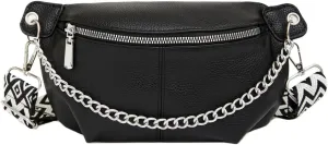 Fanny Pack Crossbody Bags for Women, Fashion Sling Purse Shoulder Bag, Pu Leather Belt Bag Waist Pack Travel Belt Bags Causal Chest Bum Bag
