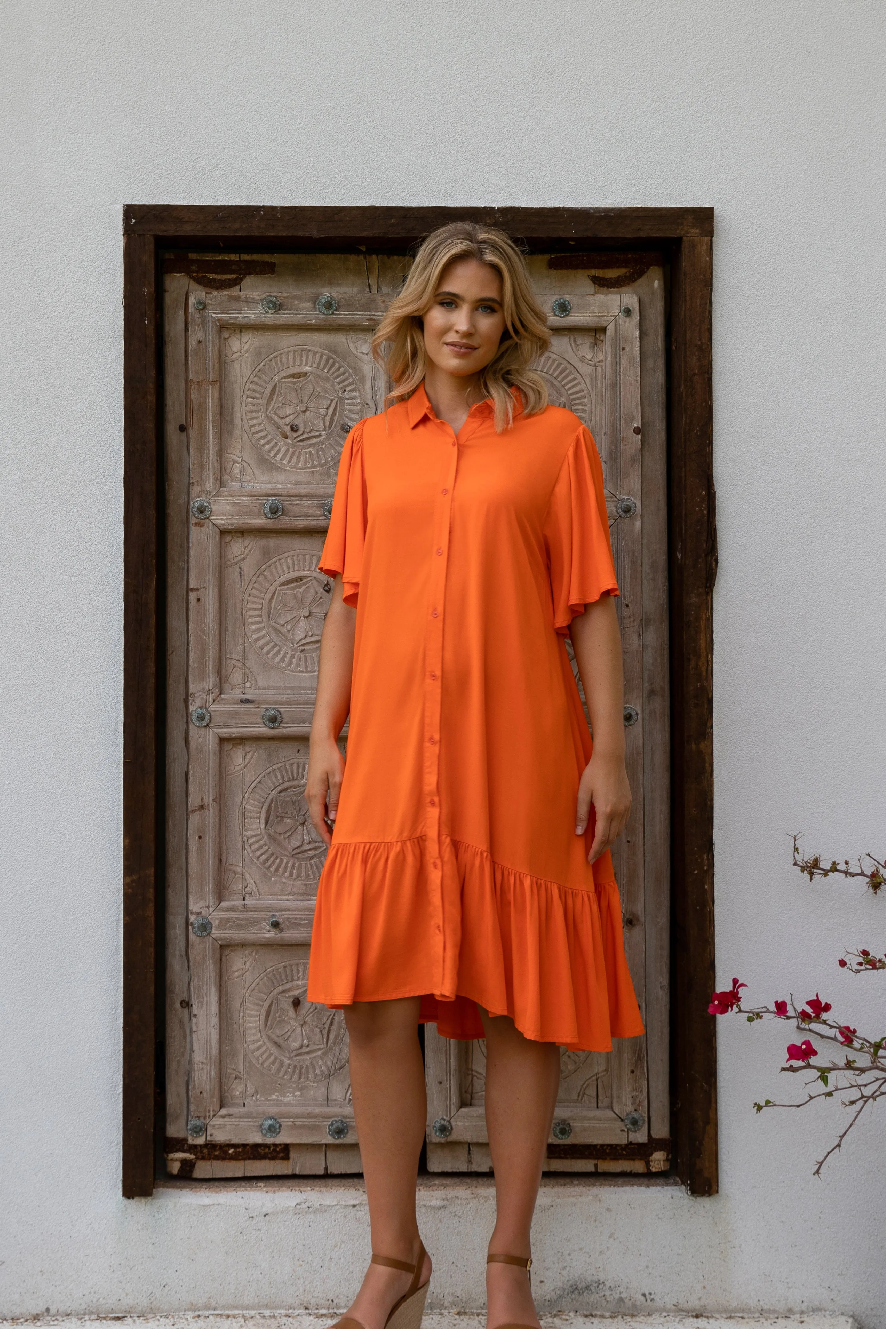 FINAL SALE Capri Dress in Scarlett