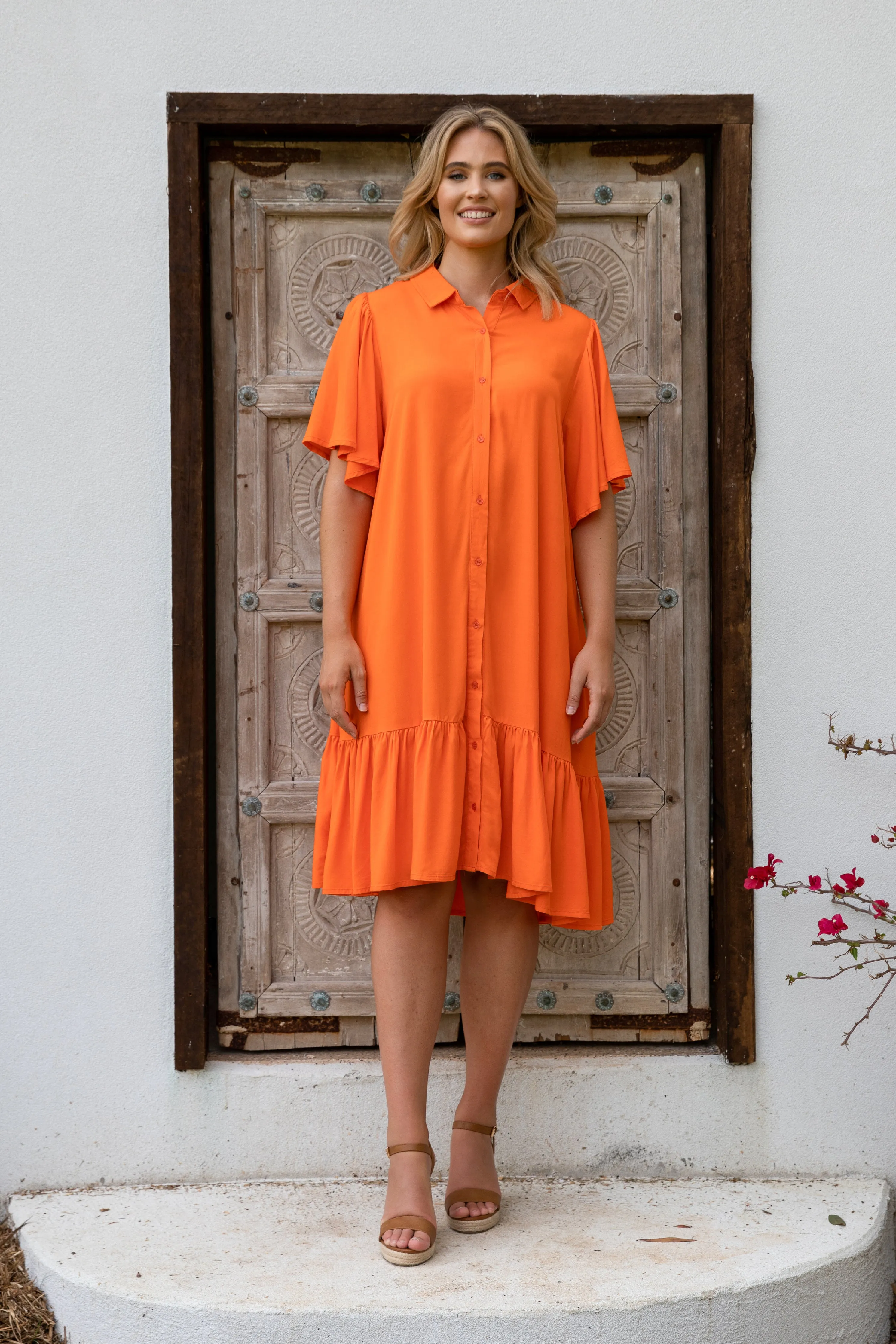 FINAL SALE Capri Dress in Scarlett