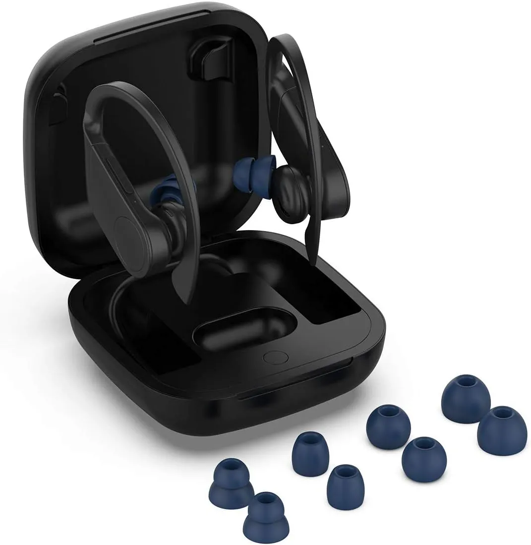 FitTurn Replacement Silicone Eartips Eargels Earpads Ear Tips Gels Bud Compatible with Huawei Freebuds 4i /Freelace pro/Active Noise Canceling Earphones 3 Headphone S/M/L (Blue)