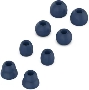 FitTurn Replacement Silicone Eartips Eargels Earpads Ear Tips Gels Bud Compatible with Huawei Freebuds 4i /Freelace pro/Active Noise Canceling Earphones 3 Headphone S/M/L (Blue)