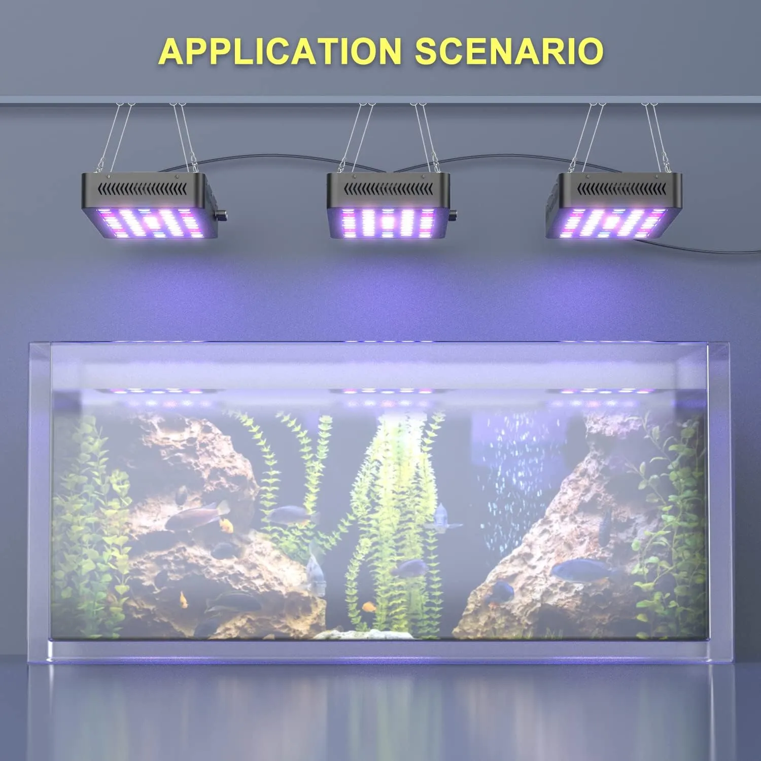Full Spectrum LED Aquarium Light, Programmable, Energy-Efficient