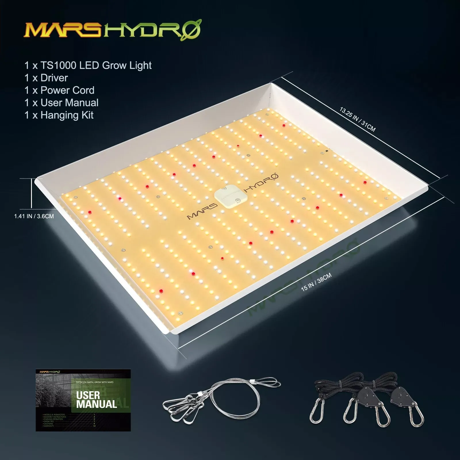 Full Spectrum LED Grow Lights for Indoor Plants, Energy Efficient