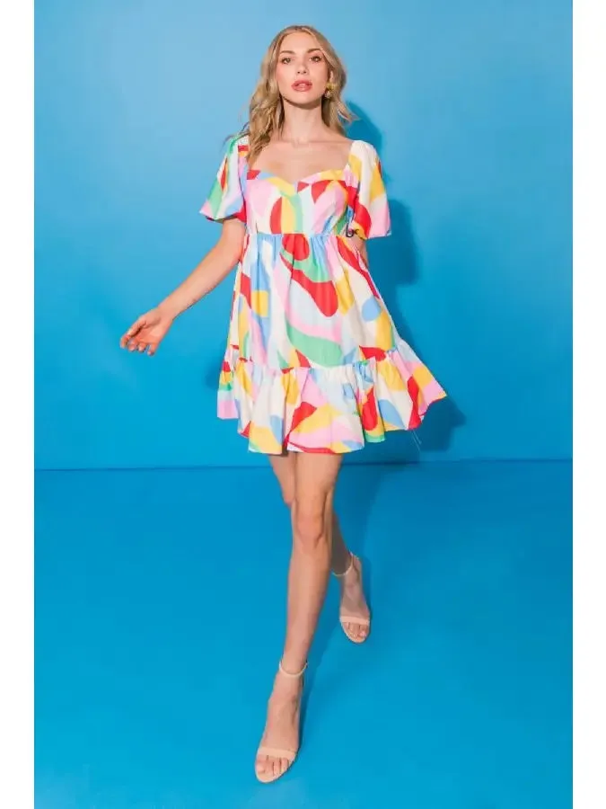 Gallery of Colors Mini Dress