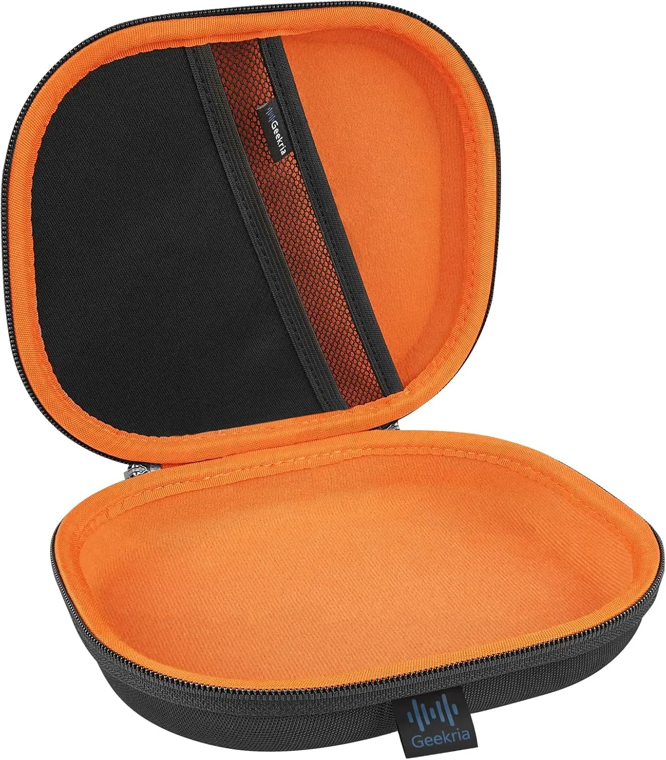 Geekria Shield Headphones Case Compatible with JBL Tune 660NC/560BT/510BT/500BT, Jr 310BT, Replacement Hard Shell Travel Carrying Bag with Cable Storage (Black)