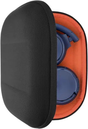 Geekria Shield Headphones Case Compatible with JBL Tune 660NC/560BT/510BT/500BT, Jr 310BT, Replacement Hard Shell Travel Carrying Bag with Cable Storage (Black)