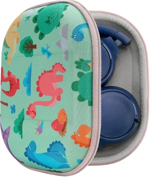 Geekria Shield On-Ear Headphones Case Compatible with JBL Tune 510BT, Tune 660NC, Tune 560BT, Tune 500BT Case, Replacement Hard Shell Travel Carrying Bag with Cable Storage (Green)