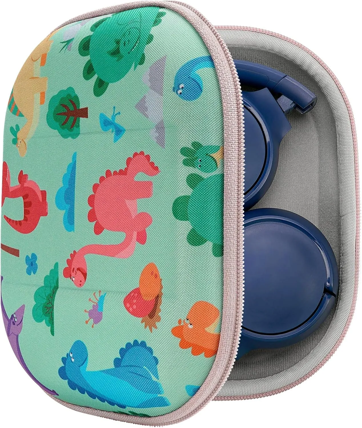 Geekria Shield On-Ear Headphones Case Compatible with JBL Tune 510BT, Tune 660NC, Tune 560BT, Tune 500BT Case, Replacement Hard Shell Travel Carrying Bag with Cable Storage (Green)