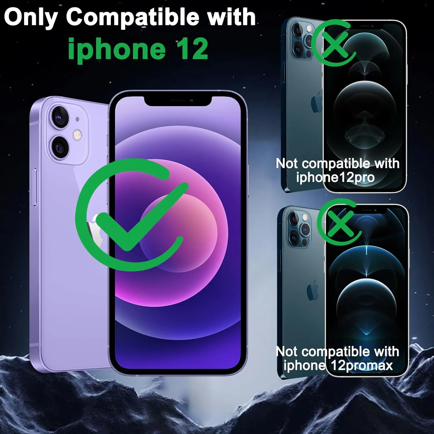 Glass Screen Protector for iPhone 12 6.1 inch[2 Pack][Easy Installation],with 2 Camera Lens Protectors,HD Clear Full Screen Tempered Glass,Case Friendly