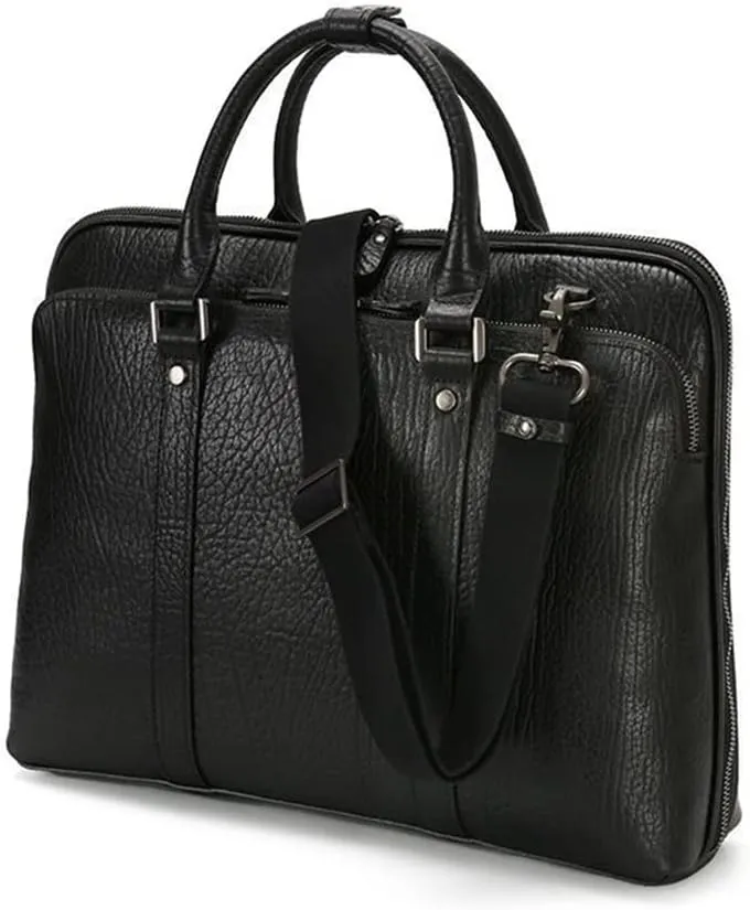 HBJWOV Business Men's Handbag Briefcase 15.6 Inch Shoulder Crossbody Bag Leather Men's Bags Computer Bag