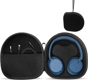 Headphone Case for Sony WH-CH710 WH-CH720N WH-1000XM4 and Tune 720BT 710BT Noise-Canceling Wireless Headphones  Travel Carrying Case with Removable Inner Tray (Black)