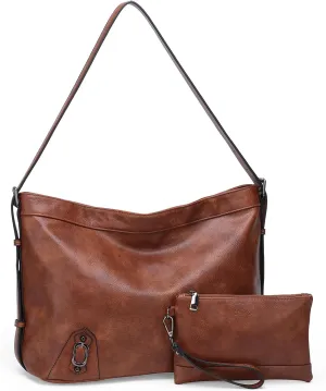 Hobo Bags for Women,Fashion Vegan Leather Hobo Purse and Ladies Medium Crossbody Handbags Satchel Bags for Travel