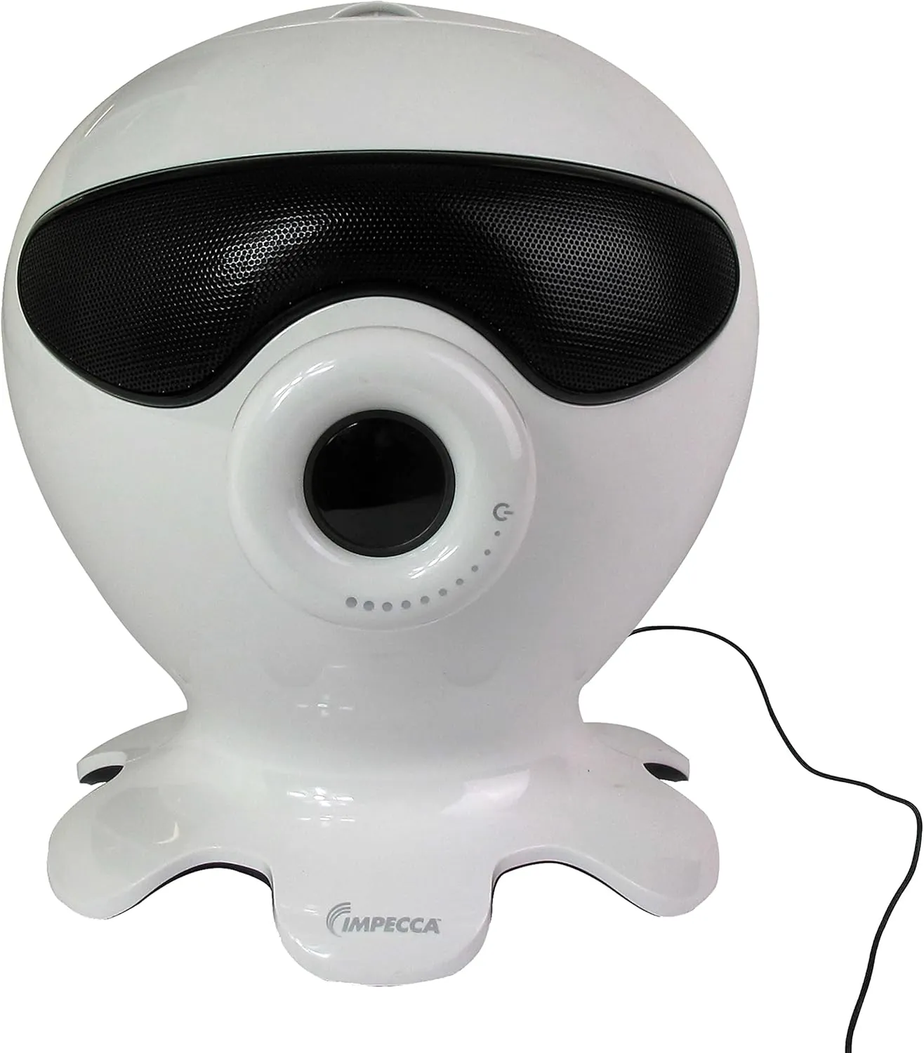 Impecca 10-Watts Audio System, Universal Portable Stereo Speaker with Built in 3.5mm Input to Connect Smartphones/CD & DVD Players/MP3 Players/Etc - Octopus Character