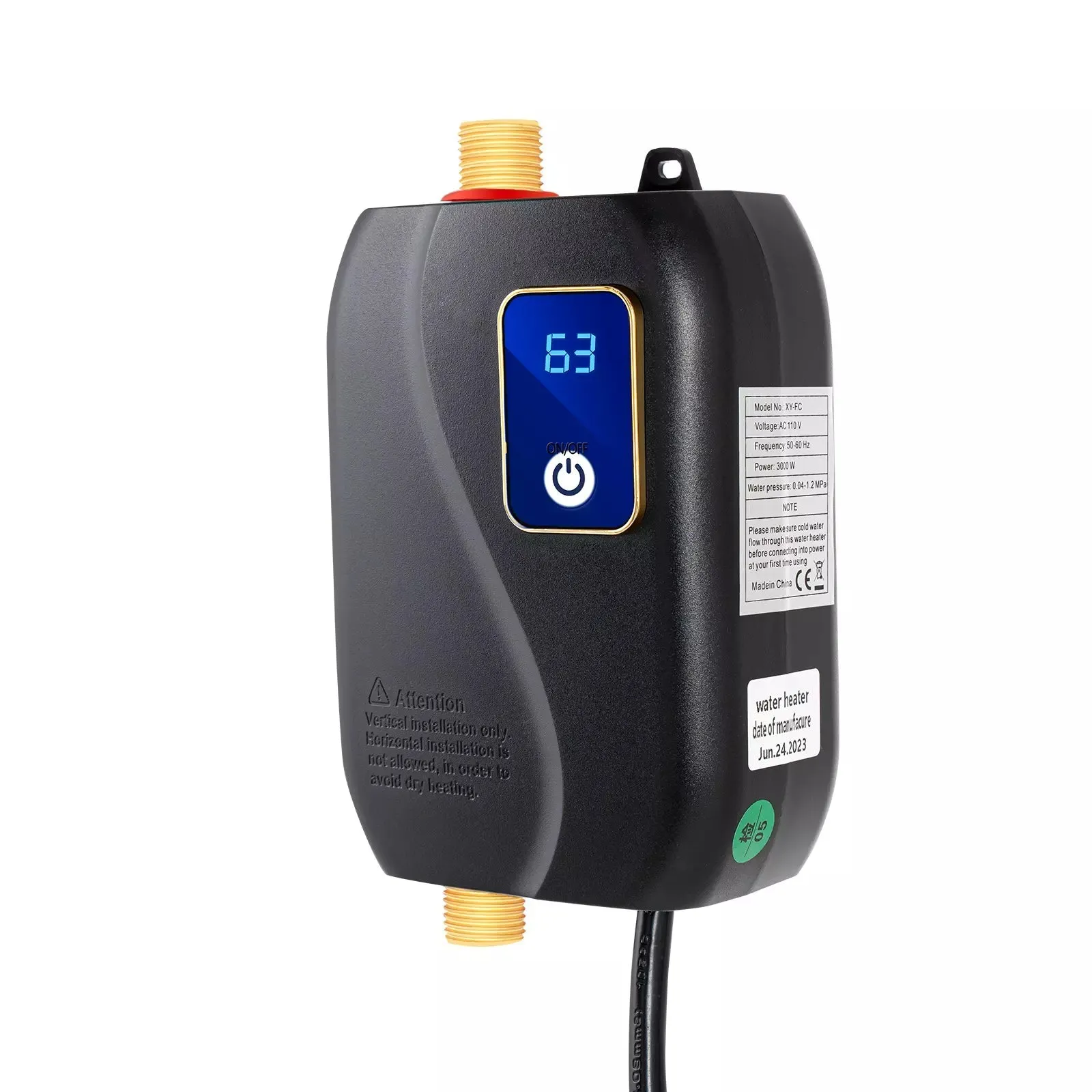 Instant Tankless Water Heater, On-Demand Hot Water, Energy-Efficient