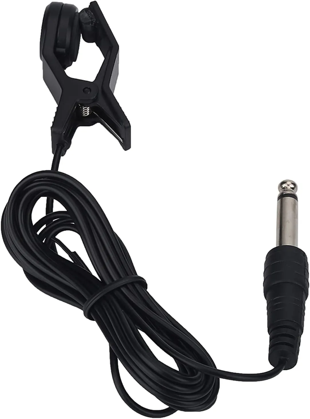 Instrument Vocal Pickup Clip on Microphone - Condenser Mic for Tuning - Super Long Cable for Easy Usage - Great for Musicians