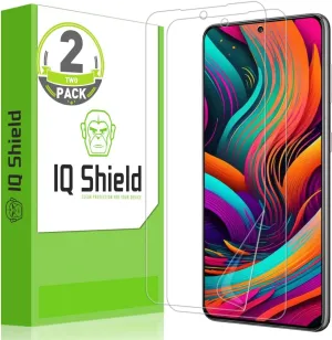 IQShield 2 Pack for Samsung Galaxy S24 Plus/Galaxy S24  Screen Protector: Clear TPU Film, Anti-Bubble, Scratch-Resistant, Case Friendly, HD Clarity for Ultimate Protection Fingerprint Unlock