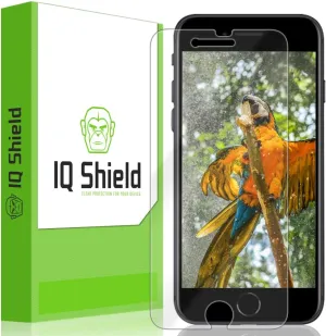 IQShield 2 Pack Screen Protector for iPhone SE (2022/2020,3rd/2nd Gen) Anti-Bubble Clear TPU Film