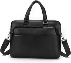 JSEIAJB Natural Wrestling Pattern Men's Briefcase Large Capacity Computer Bag Men's Leather Handbag Top(E)