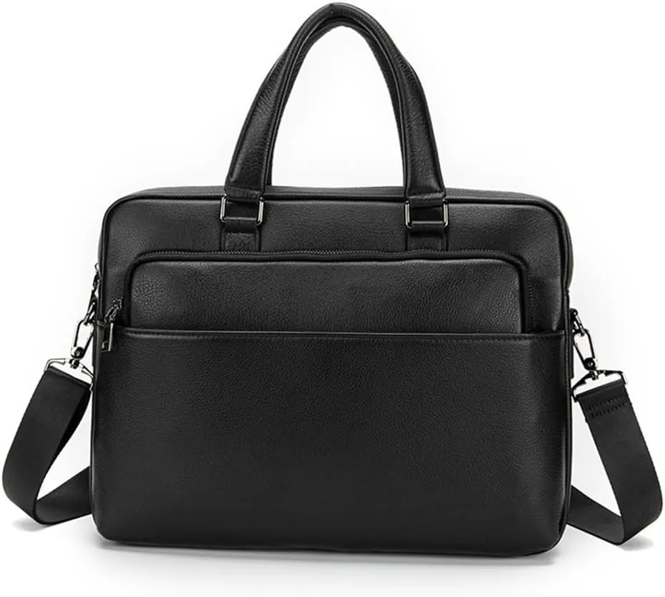 JSEIAJB Natural Wrestling Pattern Men's Briefcase Large Capacity Computer Bag Men's Leather Handbag Top(E)